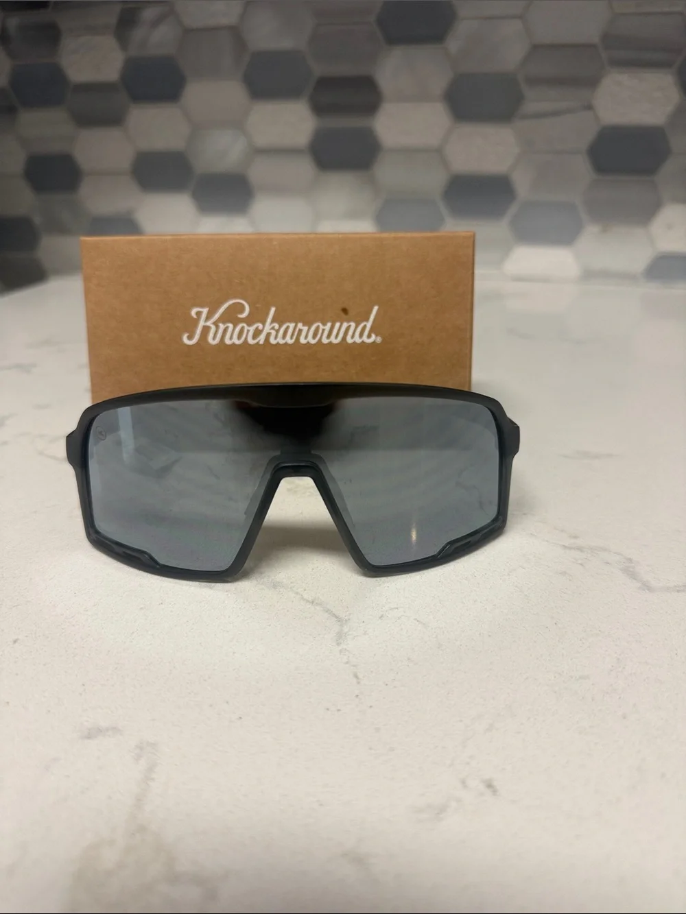 Brown-Box Pack Sunglasses with Black Lenses - (Unbranded)